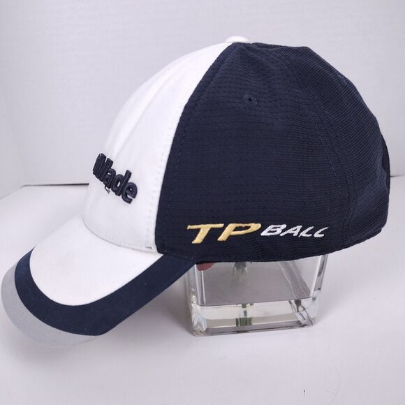 Taylormade TP Ball Golf Hat Men White Mesh Adjustable Performance Cap - One Size - Picture 3 of 8